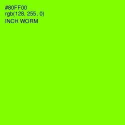 #80FF00 - Inch Worm Color Image